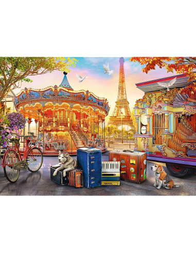 TR-37426,Puzzle Trefl 500 Sarbatoare In Paris