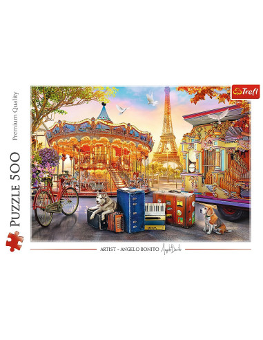 TR-37426,Puzzle Trefl 500 Sarbatoare In Paris