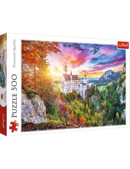 TR-37427,Puzzle Trefl 500 Casteul Neuschwanstein