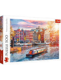 TR-37428,Puzzle Trefl 500 Amsterdam