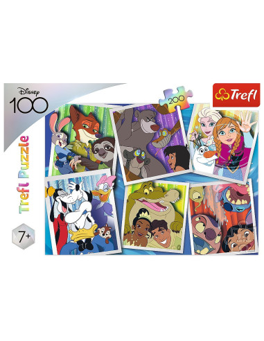 TR-13299,Puzzle Trefl 100 Disney Minunata Lume