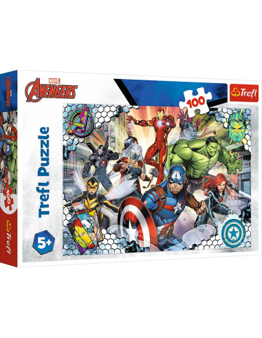 TR-16454,Puzzle Trefl 100 Avengers Razbunatorii Faimosi