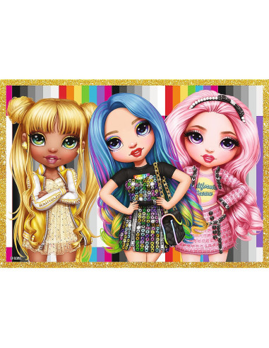 TR-96000,Puzzle Trefl 10in1 Rainbow High Papusile Fashion