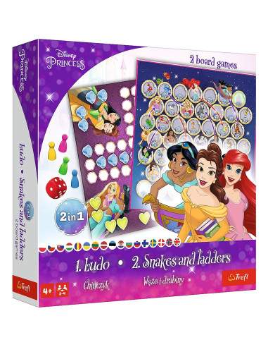 TR-2418,Joc Disney Princess 2in1 Ludo Si Serpisori Scari