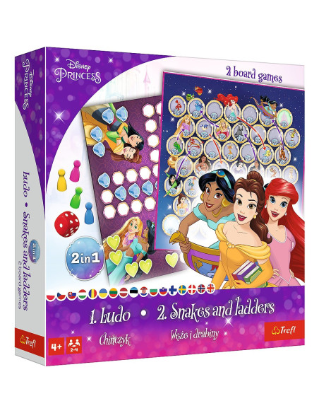 TR-2418,Joc Disney Princess 2in1 Ludo Si Serpisori Scari