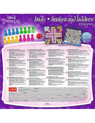 TR-2418,Joc Disney Princess 2in1 Ludo Si Serpisori Scari