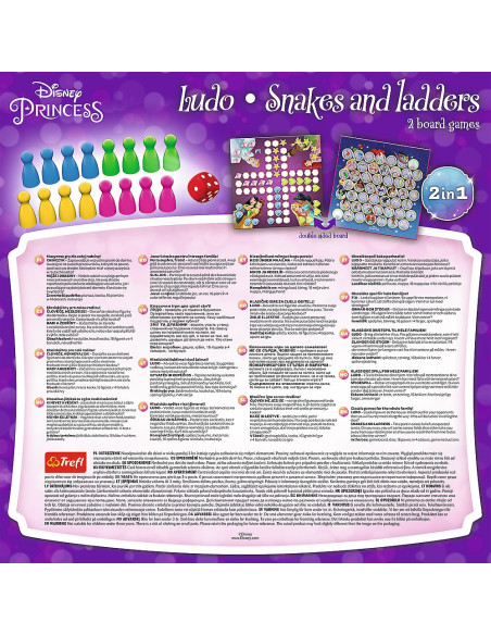TR-2418,Joc Disney Princess 2in1 Ludo Si Serpisori Scari