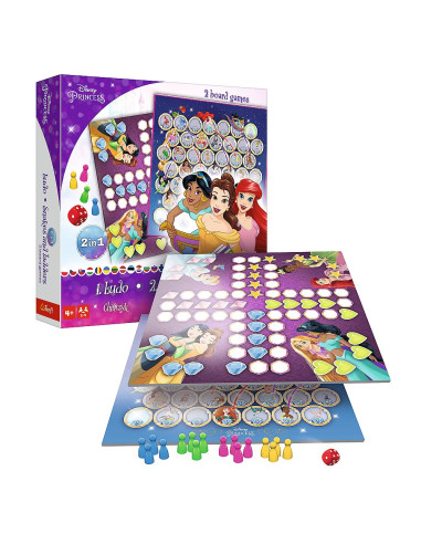 TR-2418,Joc Disney Princess 2in1 Ludo Si Serpisori Scari