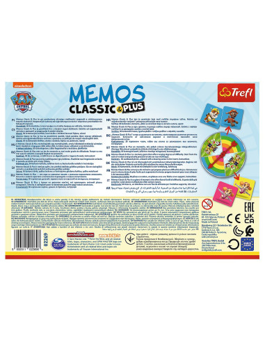TR-2269,Joc Memos Classic Plus Patrula Catelusilor