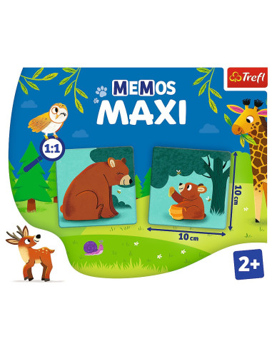 TR-2268,Joc Memos Maxi Animale Parinti Si Copii