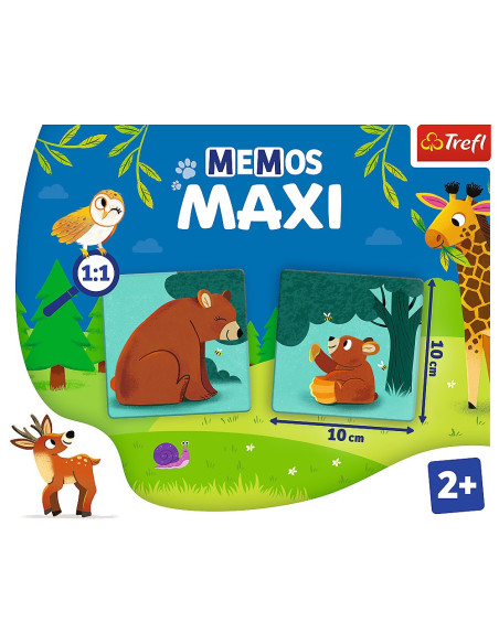 TR-2268,Joc Memos Maxi Animale Parinti Si Copii