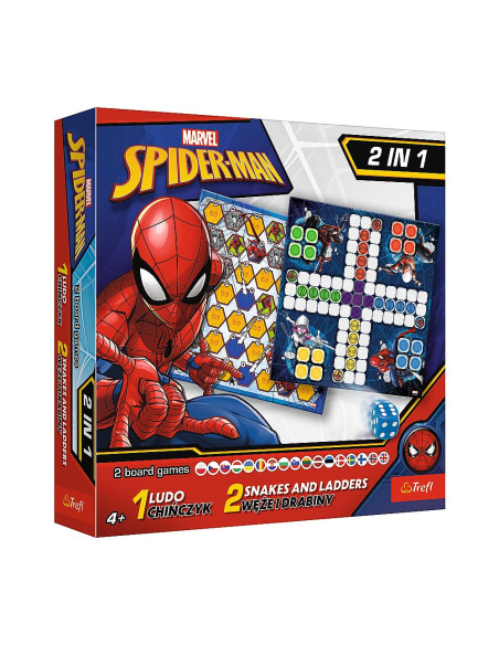 TR-2419,Joc Spiderman 2in1 Ludo Si Serpisori Scari