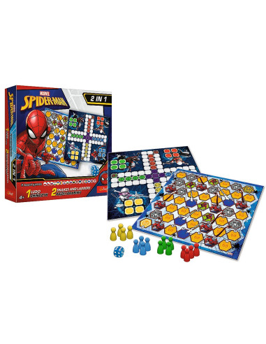 TR-2419,Joc Spiderman 2in1 Ludo Si Serpisori Scari