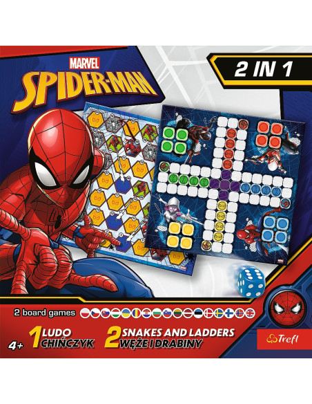 TR-2419,Joc Spiderman 2in1 Ludo Si Serpisori Scari