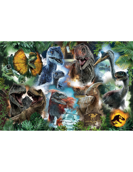 TR-23013,Puzzle Trefl 300 Jurrasic World Dinozaurii Favoriti