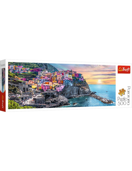TR-29516,Puzzle Trefl 500 Panorama Orasul Vernazza