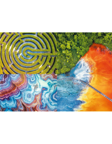 TR-37460,Puzzle Trefl Uft 500 Labirinturi De Culori