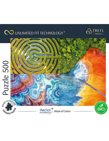 TR-37460,Puzzle Trefl Uft 500 Labirinturi De Culori