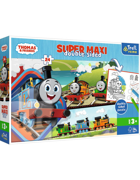 TR-41014,Puzzle Trefl Primo 24 Super Maxi Thomas Si Prietenii