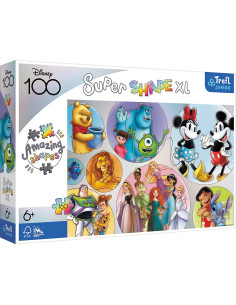 TR-50033,Puzzle Trefl Primo Super Shape Xxl 160 Disney 100 Lumea Disney