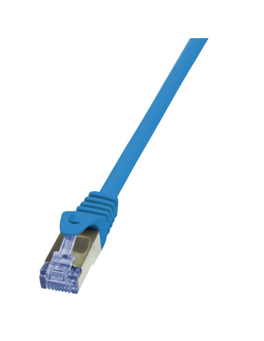 RY-CQ3026S,PATCH CORD S/FTP LOGILINK Cat6a, LSZH, cupru, 0.5 m, albastru, AWG26, dublu ecranat "CQ3026S"