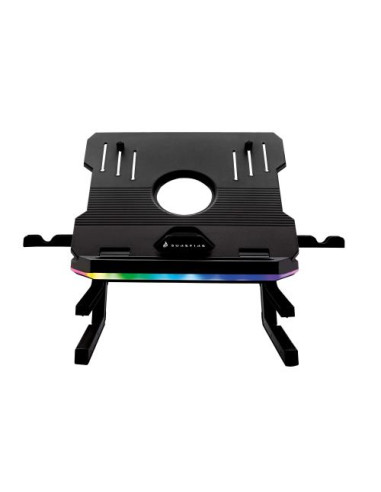 48843,Stand laptop SureFire by Verbatim Portus X2 pliabil, RGB LED, USB, Negru