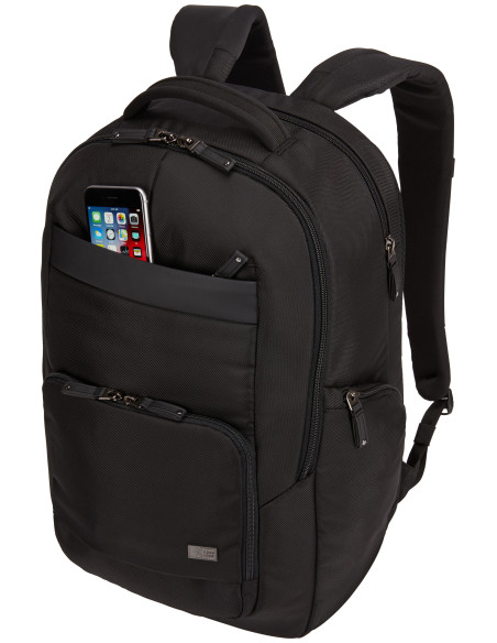 NOTIBP-116 BLACK,RUCSAC CASE LOGIC, pt. notebook de max. 15.6 inch, 2 compartimente, buzunar frontal x 2 | buzunar lateral x 2, 
