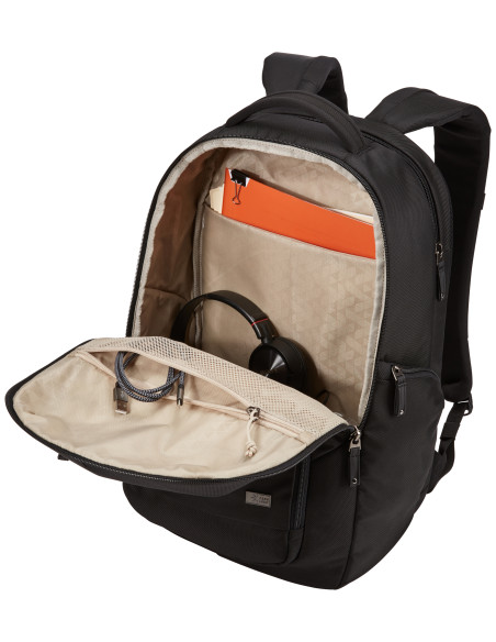 NOTIBP-116 BLACK,RUCSAC CASE LOGIC, pt. notebook de max. 15.6 inch, 2 compartimente, buzunar frontal x 2 | buzunar lateral x 2, 