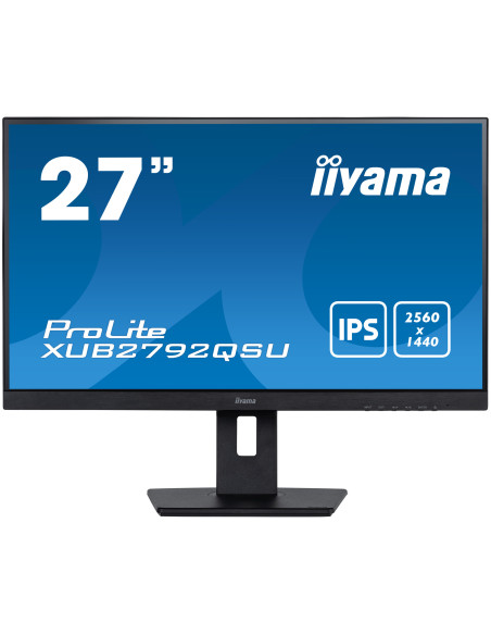XUB2792QSU-B5,Monitor Iiyama XUB2792QSU-B5, 68,6 cm (27"), 2560 x 1440 Pixel, Full HD, LED, 5 ms, Negru