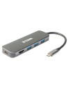 RY-DUB-2333,HUB extern D-LINK, porturi 3 x SuperSpeed USB 3.0, 1 x USB-C with data sync & power delivery up to 60W, 1 x HDMI 4k,