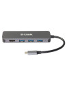 RY-DUB-2333,HUB extern D-LINK, porturi 3 x SuperSpeed USB 3.0, 1 x USB-C with data sync & power delivery up to 60W, 1 x HDMI 4k,
