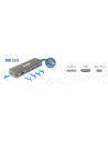 RY-DUB-2333,HUB extern D-LINK, porturi 3 x SuperSpeed USB 3.0, 1 x USB-C with data sync & power delivery up to 60W, 1 x HDMI 4k,