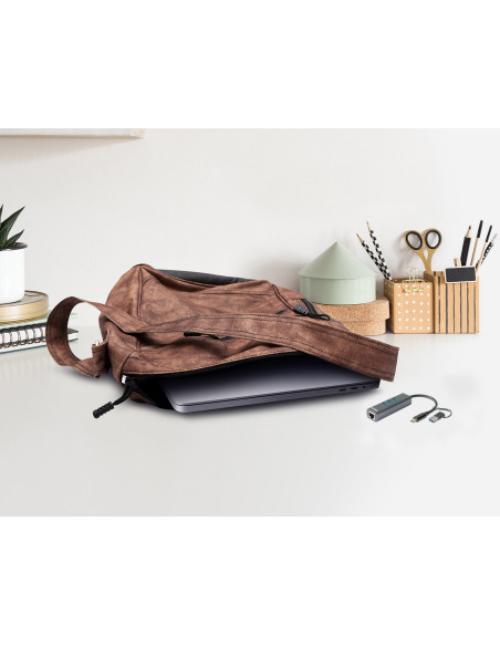 DUB-2332,ADAPTOR RETEA D-LINK, extern, USB-C, port RJ-45 Gigabit, 3 x USB SuperSpeed 3.0 port, adaptor USB-A inclus "DUB-2332"