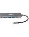 RY-DUB-2327,HUB extern D-LINK, porturi 2 x SuperSpeed USB 3.0, 1 x USB-C with data sync & power delivery up to 60W, 1 x HDMI 4k,