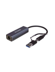 DUB-2315,ADAPTOR RETEA D-LINK, extern, USB-C, port RJ-45, 2.5 Gbps, adaptor USB-A inclus "DUB-2315"