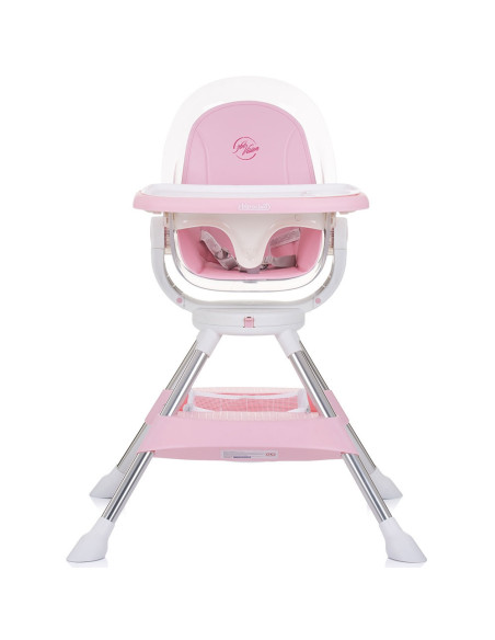 STHVI0234RW,Scaun de masa cu sezut rotativ Chipolino Vision rose water