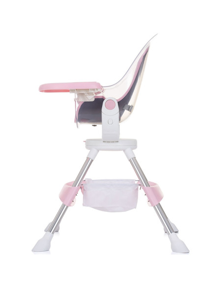 STHVI0234RW,Scaun de masa cu sezut rotativ Chipolino Vision rose water