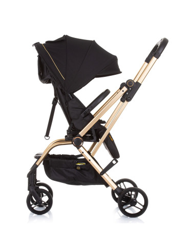 LKTW02302EB,Carucior Chipolino Twister ebony cu sezut rotativ