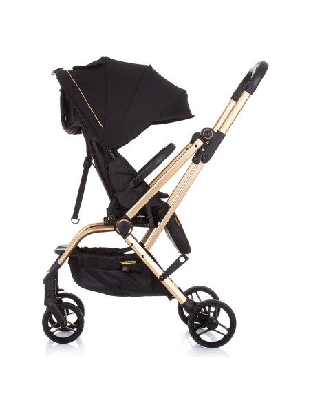 LKTW02302EB,Carucior Chipolino Twister ebony cu sezut rotativ