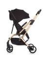 LKTW02302EB,Carucior Chipolino Twister ebony cu sezut rotativ
