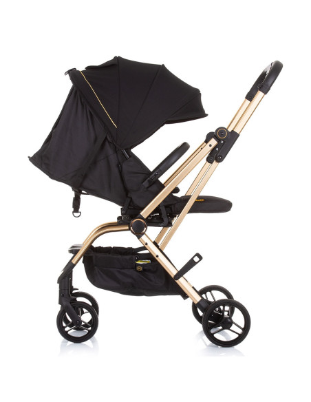 LKTW02302EB,Carucior Chipolino Twister ebony cu sezut rotativ