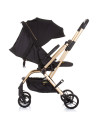 LKTW02302EB,Carucior Chipolino Twister ebony cu sezut rotativ