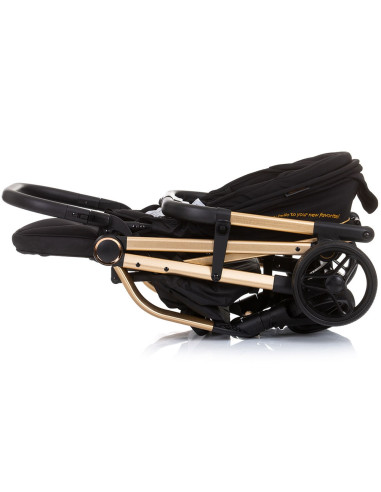 LKTW02302EB,Carucior Chipolino Twister ebony cu sezut rotativ