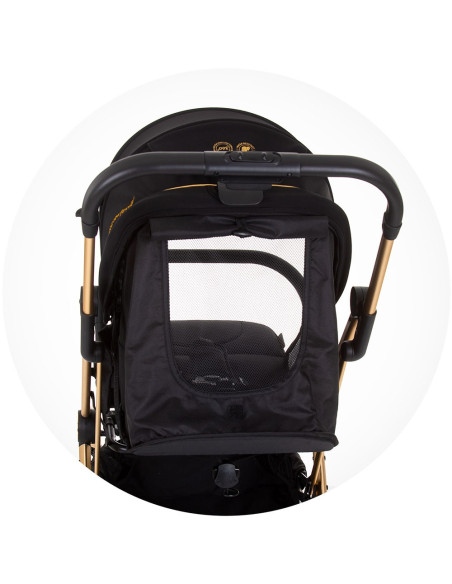 LKTW02302EB,Carucior Chipolino Twister ebony cu sezut rotativ