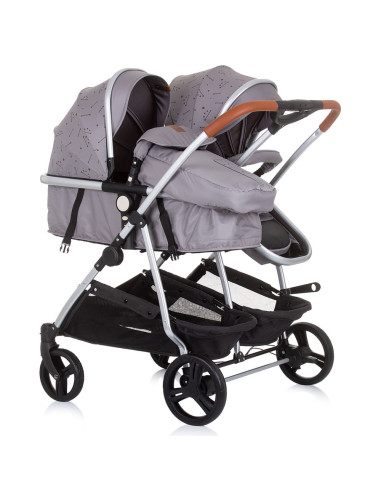 KBDS02302GT,Carucior gemeni Chipolino Duo Smart 2 in 1 graphite