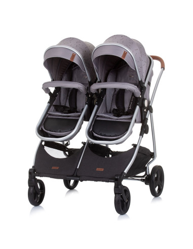 KBDS02302GT,Carucior gemeni Chipolino Duo Smart 2 in 1 graphite