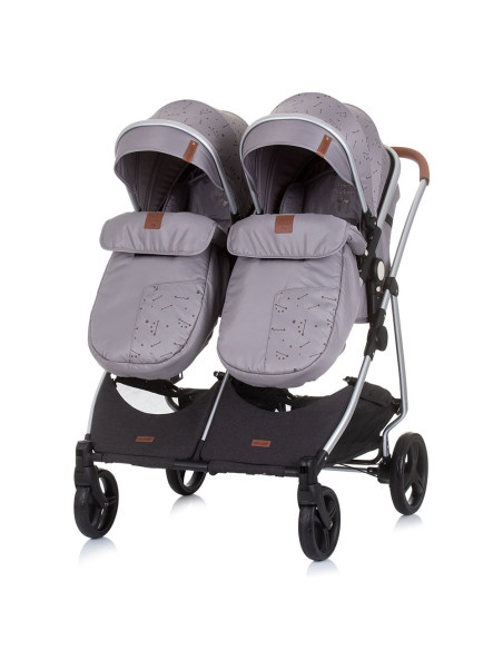 KBDS02302GT,Carucior gemeni Chipolino Duo Smart 2 in 1 graphite