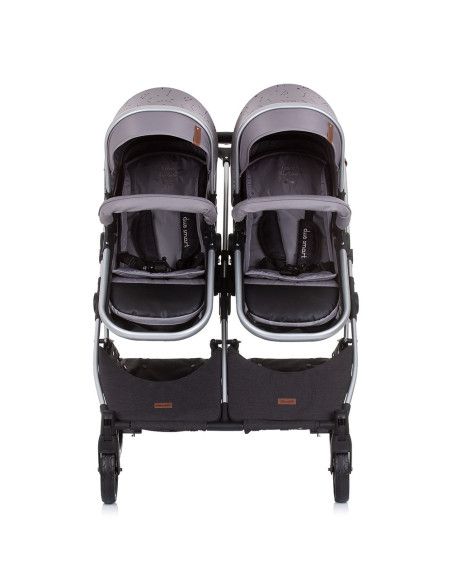 KBDS02302GT,Carucior gemeni Chipolino Duo Smart 2 in 1 graphite