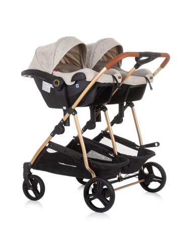 ST-KBDS02303SA,Carucior gemeni Chipolino Duo Smart 3 in 1 sand