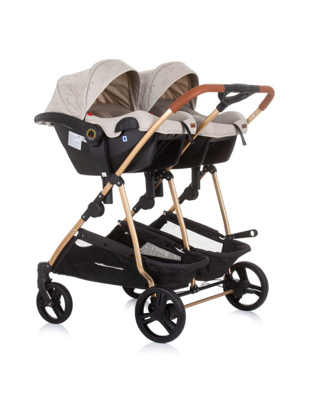 ST-KBDS02303SA,Carucior gemeni Chipolino Duo Smart 3 in 1 sand